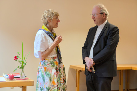 Prof. Dr. Marianne Schlosser und Bischof Dr. Benno Elbs
